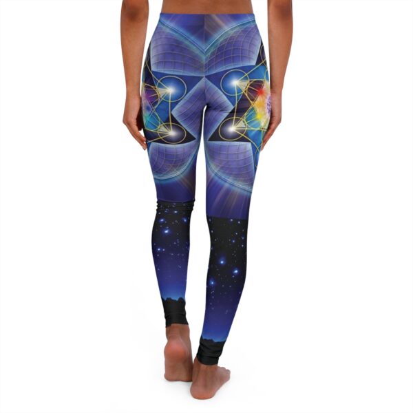 Leggings da donna sportivi casual stampa motivo stella magica universo - immagine 7