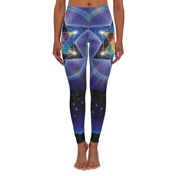 Leggings da donna sportivi casual stampa motivo stella magica universo - immagine 6