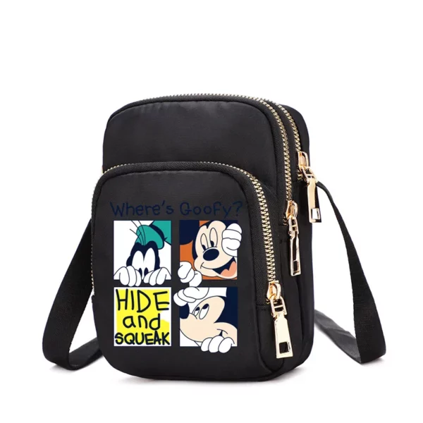 Borsa a tracolla da donna ragazza Mickey Minnie Mouse Disney - immagine 3