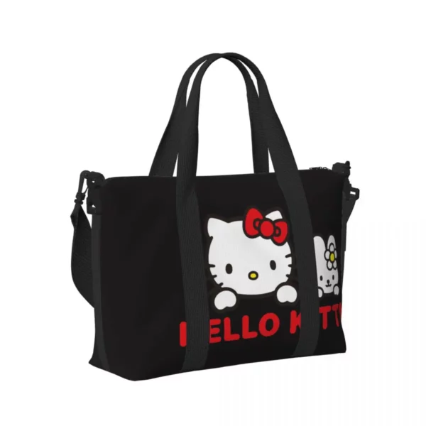 Borsa da viaggio da donna grande con tracolla personalizzata Hello Kitty - immagine 3